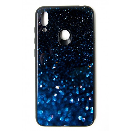Чохол-панель Dengos (Back Cover) "Glam" для Huawei Y7 2019, синій калейдоскоп