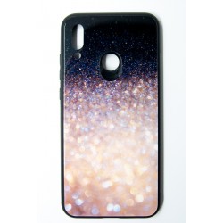 Панель FINE LINE "Glam" для Huawei P Smart 2019, бело-черный