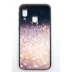 Чохол-панель Dengos (Back Cover) "Glam" для Samsung Galaxy A40, біло-чорний калейдоскоп