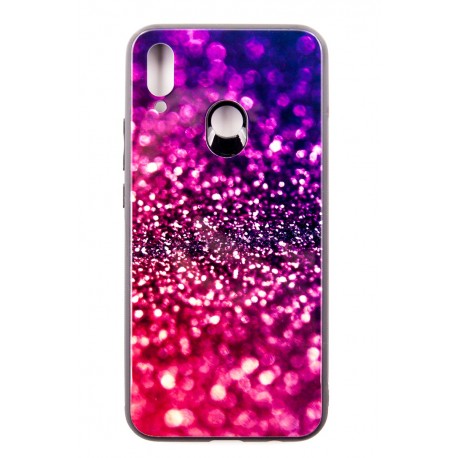 Чехол-панель FINE LINE (Back Cover) "Glam" для Huawei P Smart Plus, сиреневый калейдоскоп