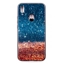 Панель FINE LINE "Glam" для Huawei P Smart Plus, золотой песок