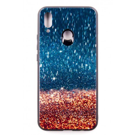 Чехол-панель FINE LINE (Back Cover) "Glam" для Huawei P Smart Plus, золотой песок