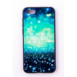 Чохол-панель FINE LINE (Back Cover) "Glam" для Huawei Y5 2018, блакитно-м'ятний калейдоскоп