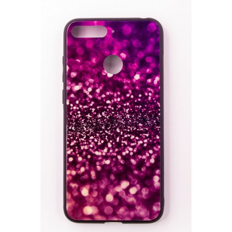 Чохол-панель FINE LINE (Back Cover) "Glam" для Huawei Y6 Prime 2018, бузковий калейдоскоп