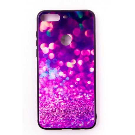 Чохол-панель FINE LINE (Back Cover) "Glam" для Huawei Y7 Prime 2018, фіолетовий калейдоскоп