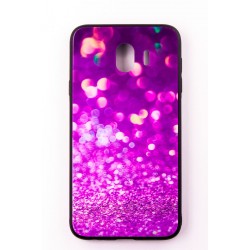 Чехол-панель FINE LINE (Back Cover) "Glam" для Samsung Galaxy J4 2018 (J400), фиолетовый калейдоскоп
