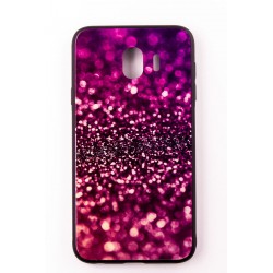 Чохол-панель FINE LINE (Back Cover) "Glam" для Samsung Galaxy J4 2018 (J400), бузковий калейдоскоп