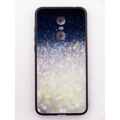 Чохол-панель FINE LINE (Back Cover) "Glam" для Xiaomi Redmi 5 Plus, біло-синій калейдоскоп