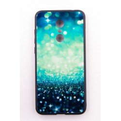 Чохол-панель FINE LINE (Back Cover) "Glam" для Xiaomi Redmi 5 Plus, блакитно-м'ятний калейдоскоп