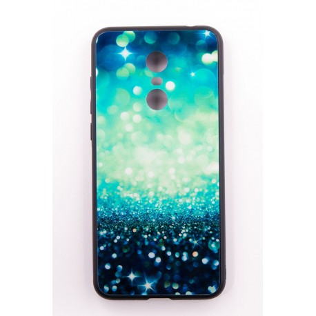 Чохол-панель FINE LINE (Back Cover) "Glam" для Xiaomi Redmi 5 Plus, блакитно-м'ятний калейдоскоп