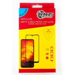 Захисне скло DENGOS Full Glue Matte для iPhone 12/12 Pro (black)