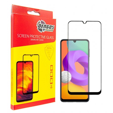 Защитное стекло DENGOS Full Glue для Samsung Galaxy M22 (black)