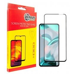 Защитное стекло DENGOS Full Glue для Xiaomi 11 Lite 5G NE (black)