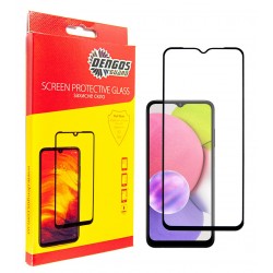 Защитное стекло DENGOS Full Glue OG для Samsung Galaxy A02s (A025) (black)