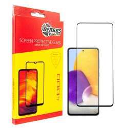 Защитное стекло DENGOS Full Glue для Samsung Galaxy A72 (black)
