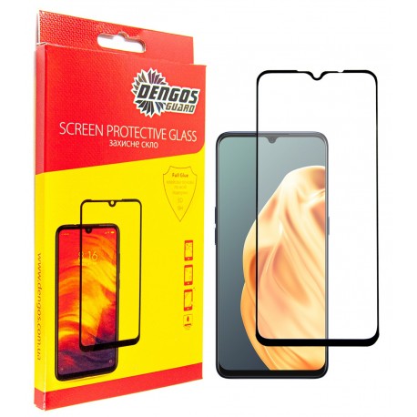 Захисне скло DENGOS Full Glue для Vivo V20 (black)