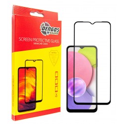 Захисне скло DENGOS Full Glue для Samsung Galaxy A03 Core (black)