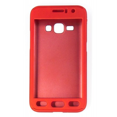 Чохол 360 для Samsung Galaxy J1 (J120) 2016 (red)