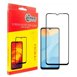 Захисне скло DENGOS Full Glue для Oppo A16 (black)