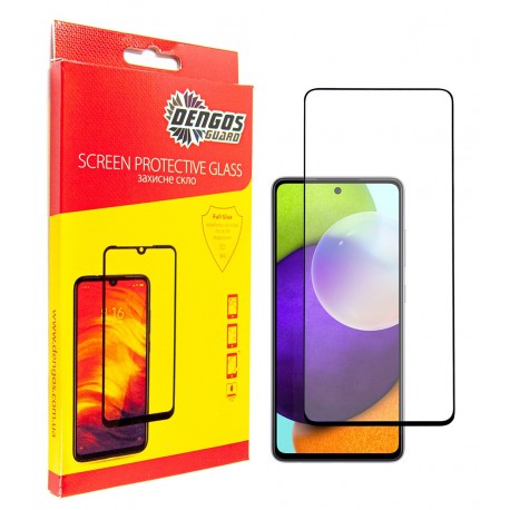 Защитное стекло DENGOS Full Glue для Samsung Galaxy A53 (black)