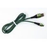 Кабель FINE LINE заряда и синхронизации, micro-USB, 1м, нитка, (FL-NTK-M-MT-JEANS)