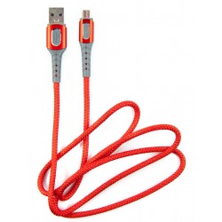 Кабель DENGOS заряда и синхронизации Micro-USB, 1м, (red) (NTK-M-LP-RED)