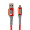 Кабель DENGOS заряда и синхронизации Micro-USB, 1м, (red)