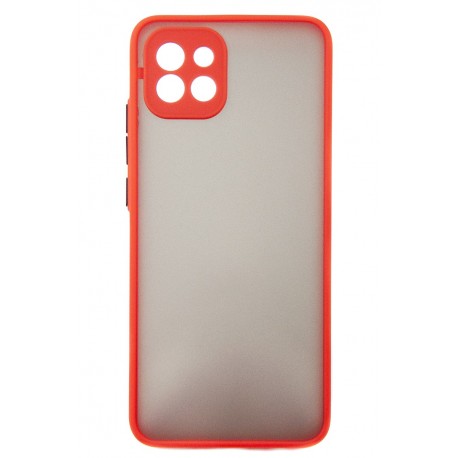 Панель Fine Line Matte для Samsung Galaxy A03 (red)