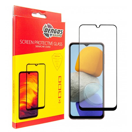 Захисне скло DENGOS Full Glue для Samsung Galaxy M23 5G (black)