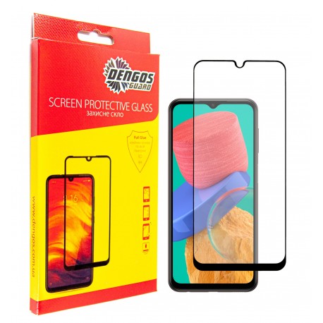 Защитное стекло DENGOS Full Glue для Samsung Galaxy M33 5G (black)