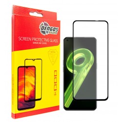Защитное стекло DENGOS Full Glue для Realme 9 4G (black)
