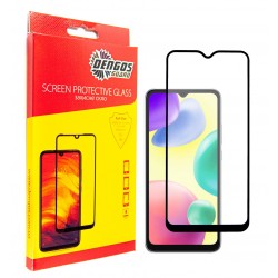 Защитное стекло DENGOS Full Glue для Xiaomi Redmi 10C (black)