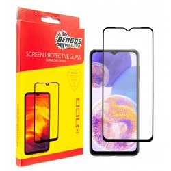 Захисне скло DENGOS Full Glue для Samsung Galaxy A23 (black)