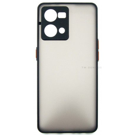Панель DENGOS Matte для OPPO Reno 7 (black)