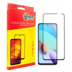 Защитное стекло DENGOS Full Glue для Xiaomi Redmi 10 (black)