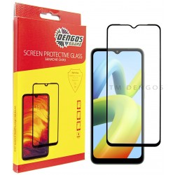 Захисне скло DENGOS Full Glue для Xiaomi Redmi A1 (black)