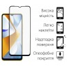 Захисне скло DENGOS Full Glue для Poco C40 (black)
