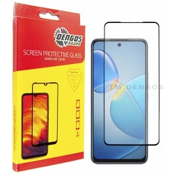 Захисне скло DENGOS Full Glue для Infinix Hot 12 Play (black)