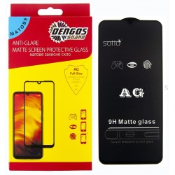 Защитное стекло DENGOS Full Glue Matte для Infinix Smart 6 (black)