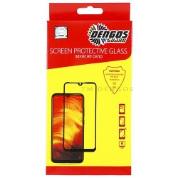 Защитное стекло DENGOS Full Glue для Realme C30s (black)