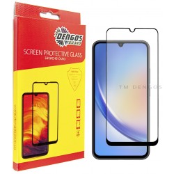 Защитное стекло DENGOS Full Glue для Samsung Galaxy A34 5G (black)