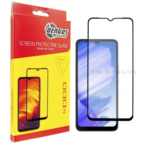 Защитное стекло DENGOS Full Glue для Tecno POP 5 LTE (black)