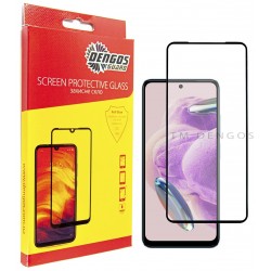 Защитное стекло DENGOS Full Glue для Xiaomi Redmi Note 12s (black)