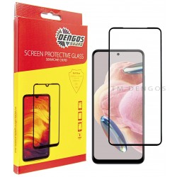 Защитное стекло DENGOS Full Glue для Xiaomi Redmi Note 12 4G (black)