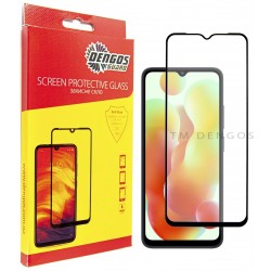Защитное стекло DENGOS Full Glue для Xiaomi Redmi 12C (black)