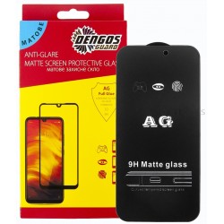 Захисне скло DENGOS Full Glue Matte для iPhone 14 Pro Max (black)