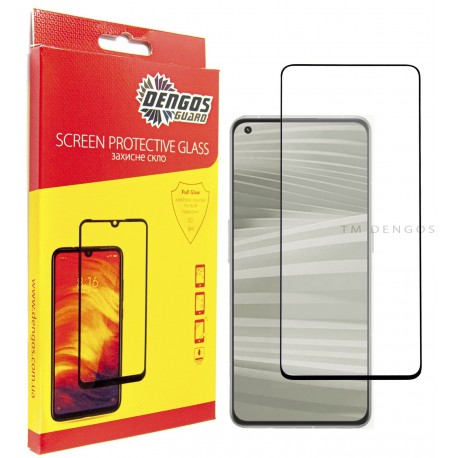 Защитное стекло DENGOS Full Glue для Realme GT 2 Pro (black)