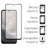 Захисне скло DENGOS Full Glue для Nokia C32 (black)