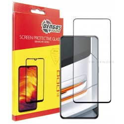 Захисне скло DENGOS Full Glue для Realme GT Neo 3 (black)