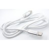 Кабель DENGOS для заряда и синхронизации USB Type-С, белый, 1м (NTK-TC-MT-WHITE)
